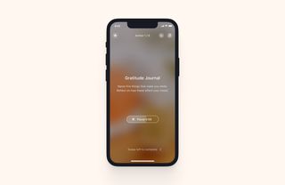UI of the routine feature
