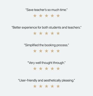 Testimonial from teachers.