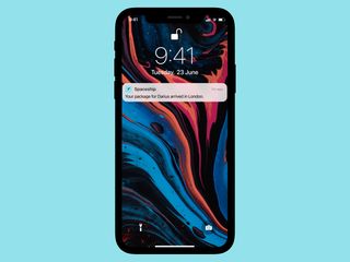 UI of the notification
